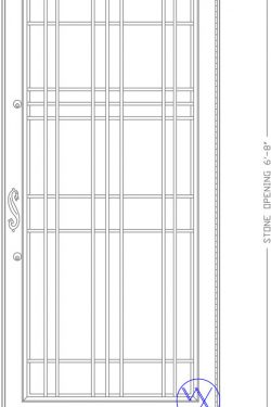 DOOR-Single-8129-Blank-Var